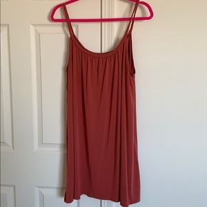 Rustic Red Mudd Slip dress.